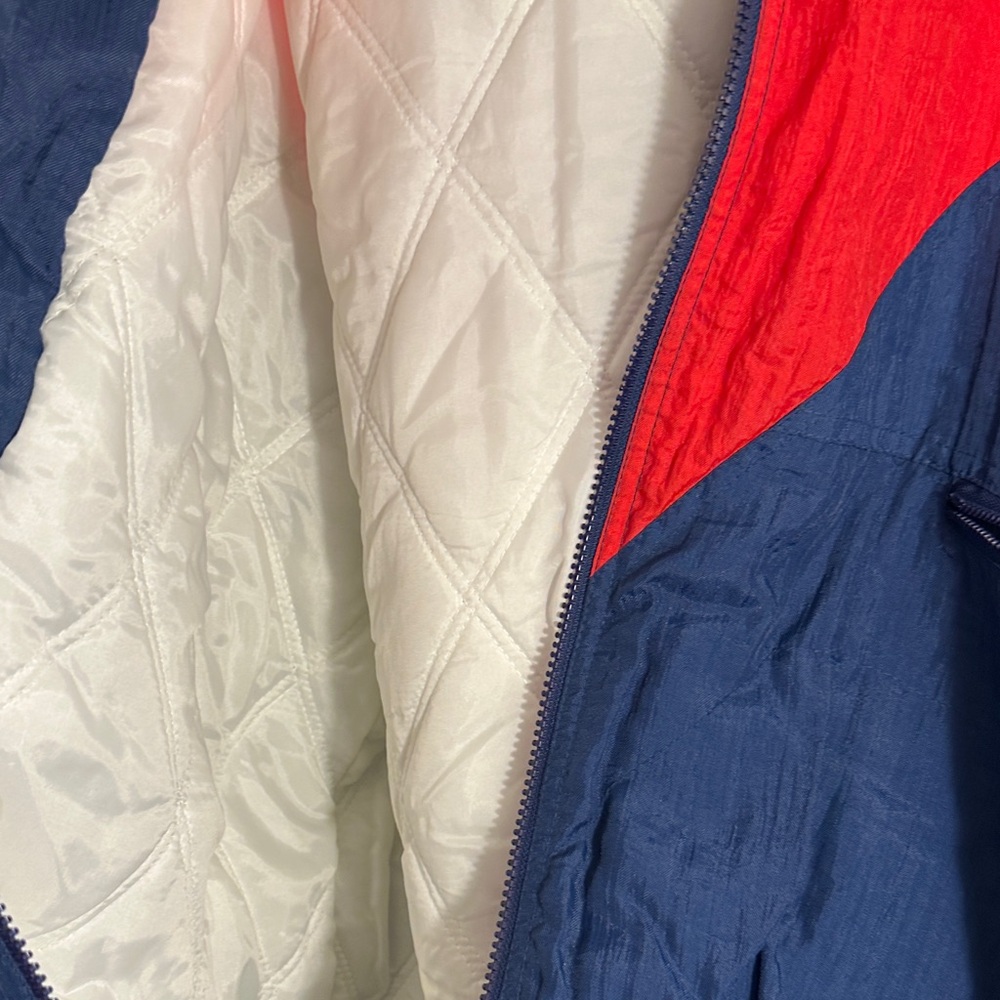Lotto Red and Blue Insulated Windbreaker Jacket Men’s sz XL - Picture 5 of 7
